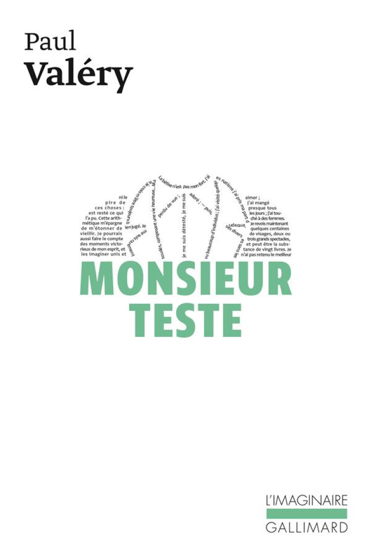 MONSIEUR TESTE - VALERY PAUL - GALLIMARD