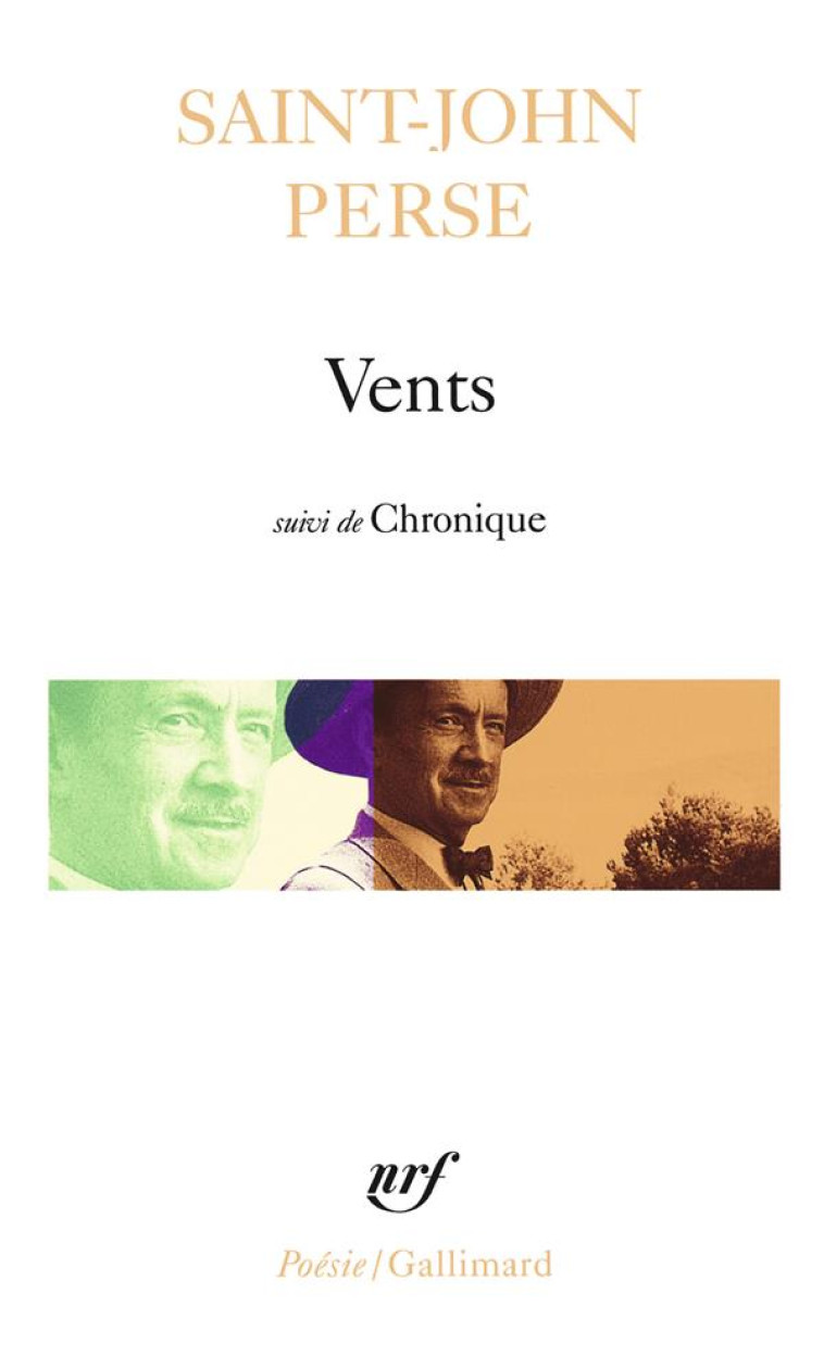 VENTS / CHRONIQUE /CHANT POUR UN EQUINOXE - SAINT-JOHN PERSE - GALLIMARD