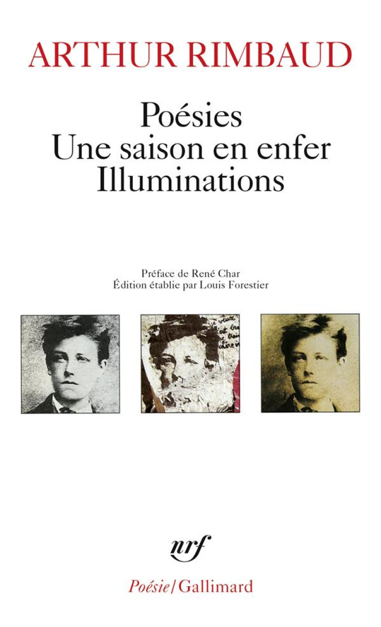 POESIES - UNE SAISON EN ENFER - ILLUMINATIONS - RIMBAUD/CHAR - GALLIMARD