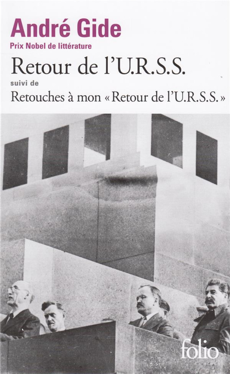 RETOUR DE L-U.R.S.S. / RETOUCHES A MON RETOUR DE L-U.R.S.S. - GIDE ANDRE - GALLIMARD