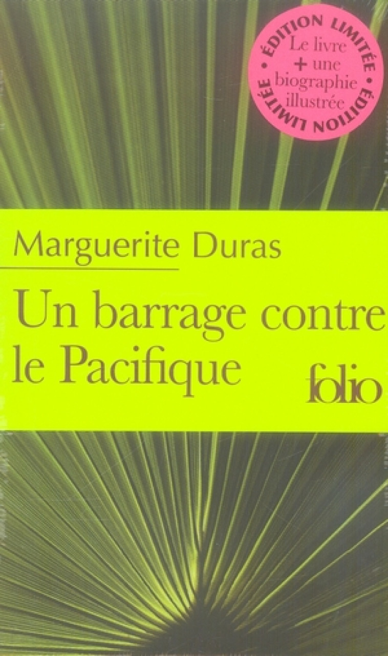 UN BARRAGE CONTRE LE PACIFIQUE - DURAS MARGUERITE - GALLIMARD