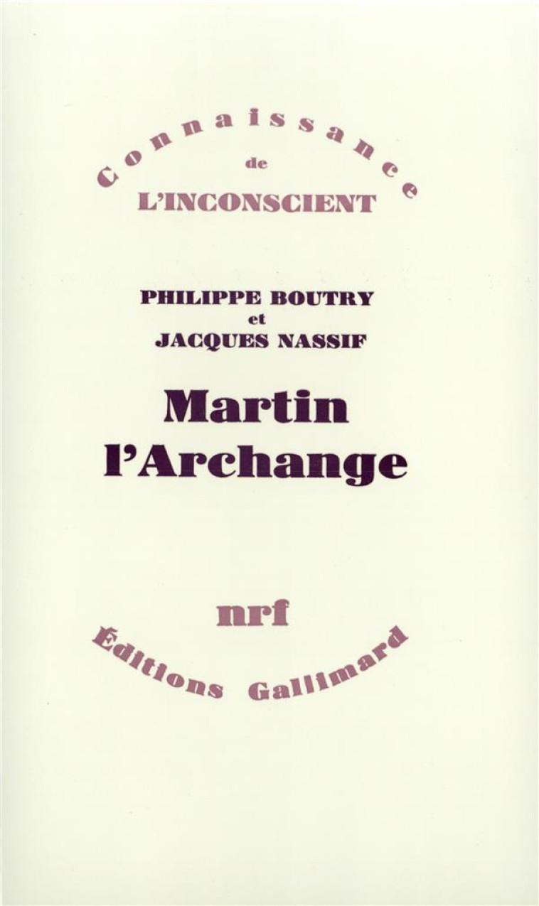 MARTIN L-ARCHANGE - NASSIF/BOUTRY - GALLIMARD