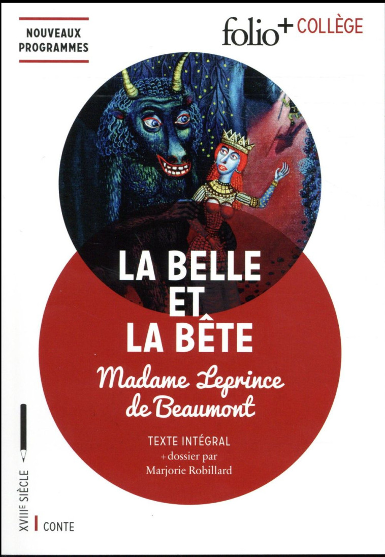 LA BELLE ET LA BETE - LEPRINCE DE BEAUMONT - Gallimard