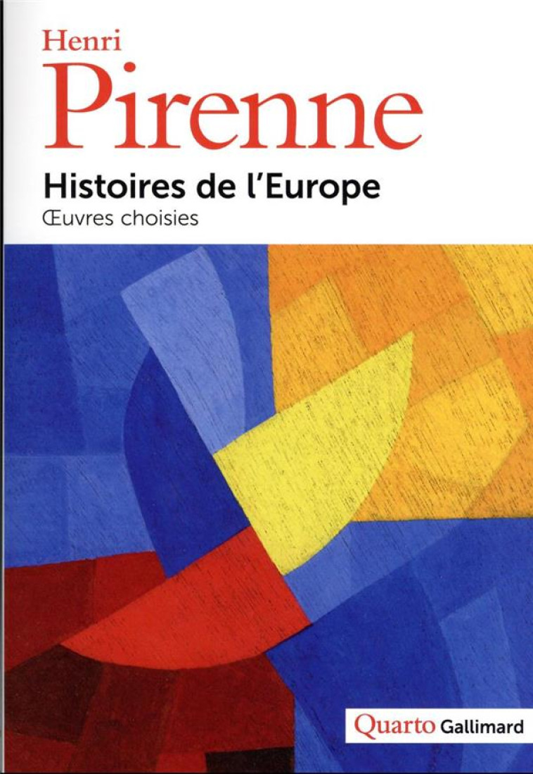 HISTOIRES DE L-EUROPE - OEUVRES CHOISIES - PIRENNE/SENAC - GALLIMARD