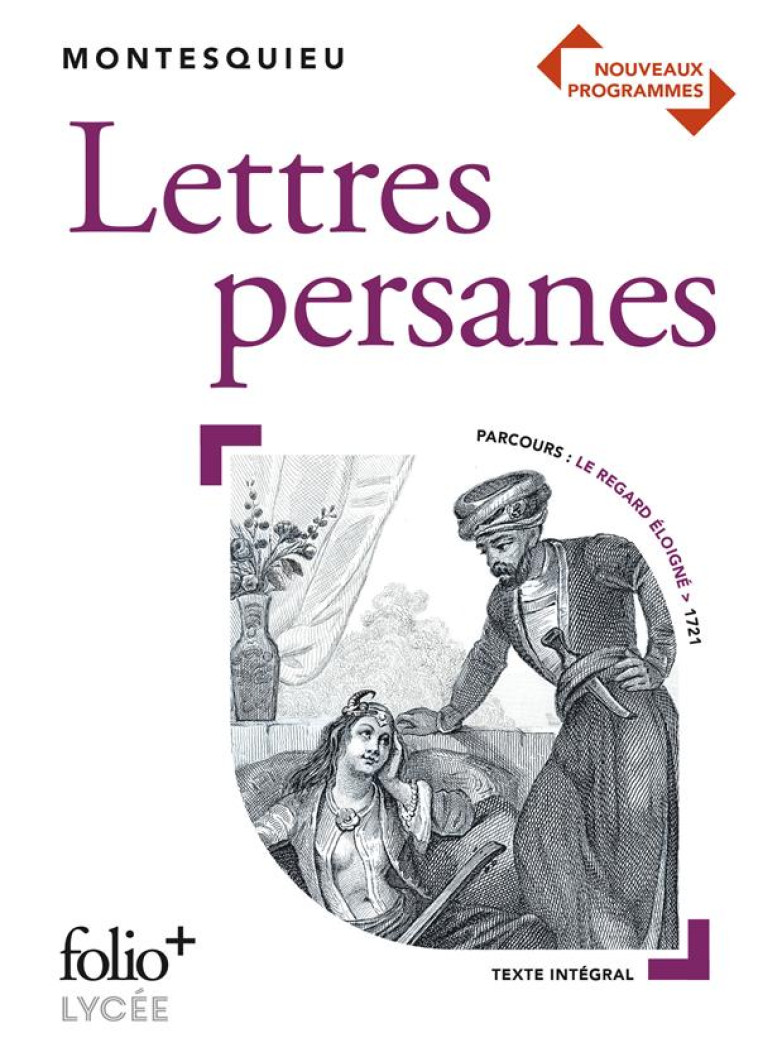 LETTRES PERSANES - MONTESQUIEU - GALLIMARD