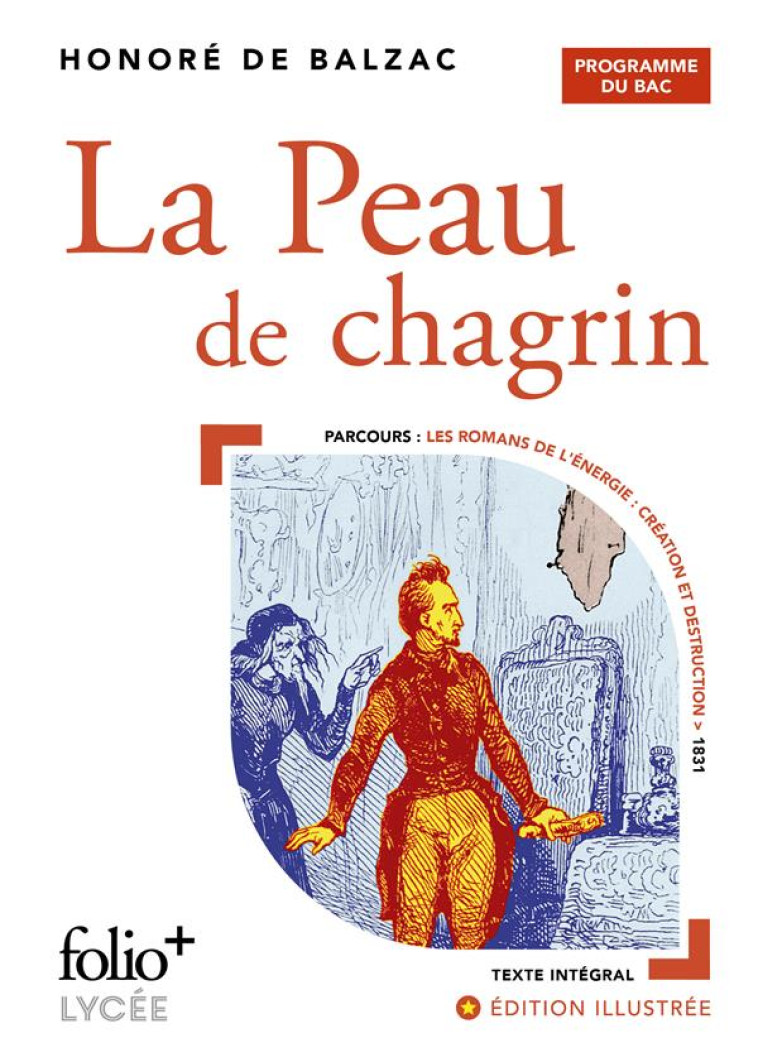 LA PEAU DE CHAGRIN - BAC 2025 - BALZAC HONORE DE - GALLIMARD