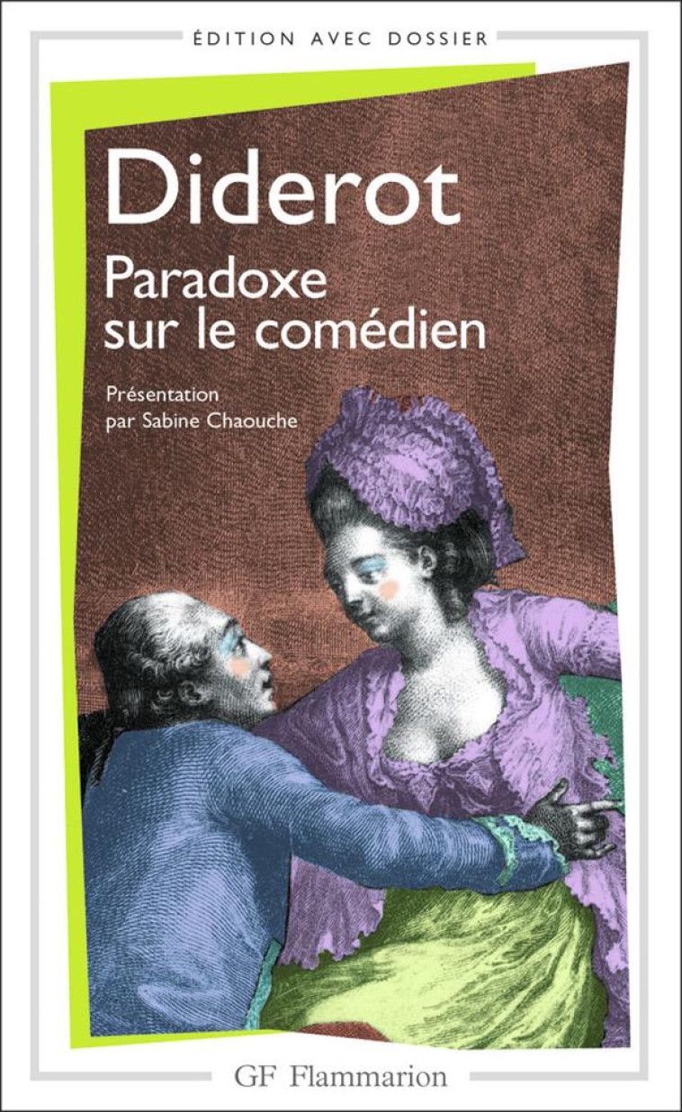 PARADOXE SUR LE COMEDIEN - DIDEROT DENIS - FLAMMARION