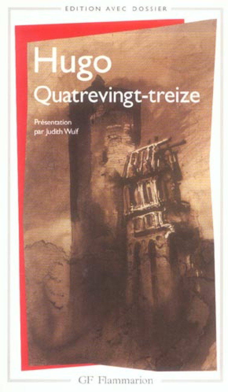 QUATREVINGT-TREIZE (NOUVELLE EDITION) - HUGO VICTOR - FLAMMARION