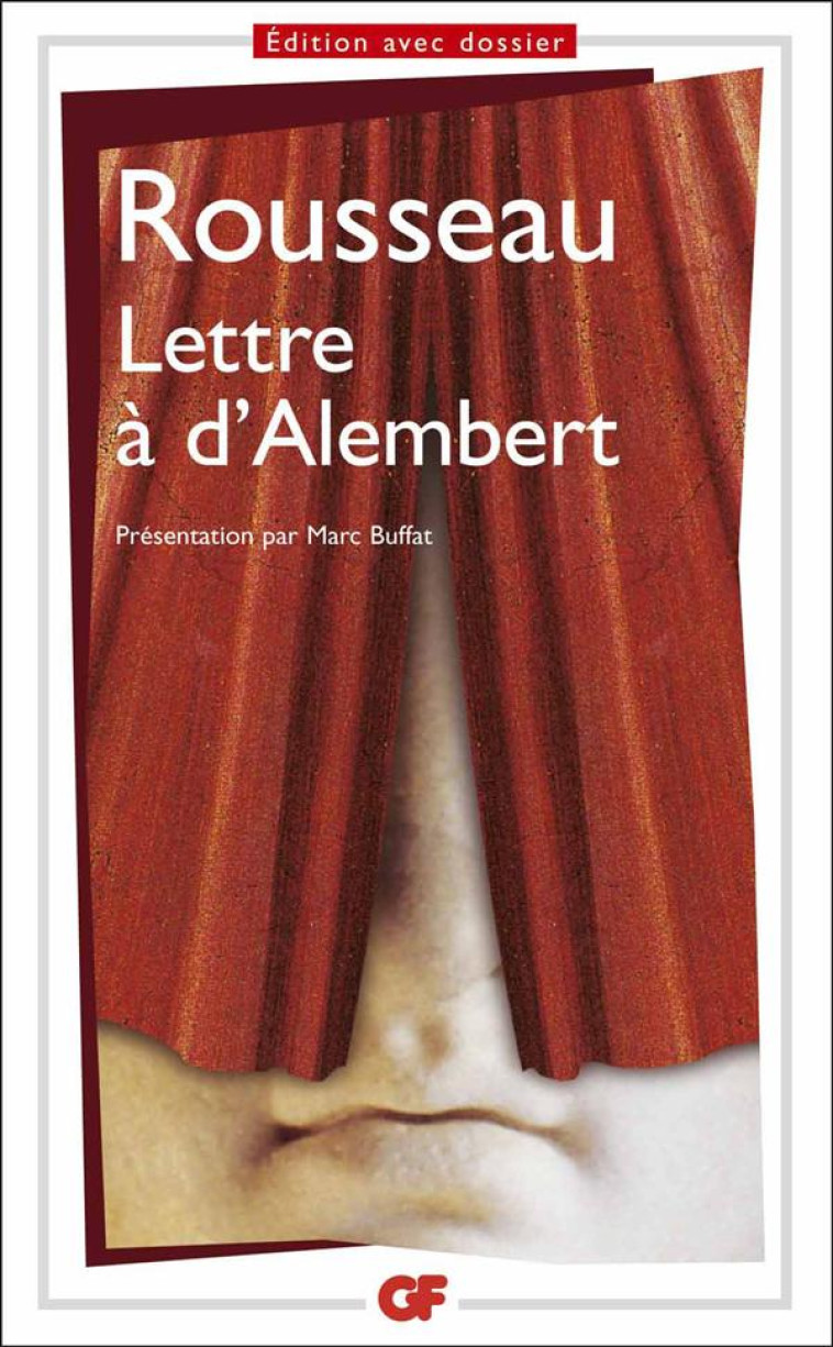 LETTRE A D-ALEMBERT - ROUSSEAU J-J. - FLAMMARION