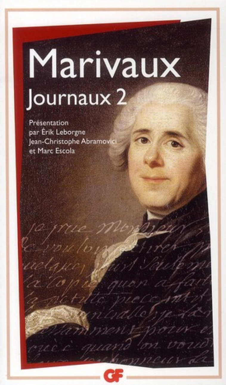 JOURNAUX - VOL02 - MARIVAUX - FLAMMARION