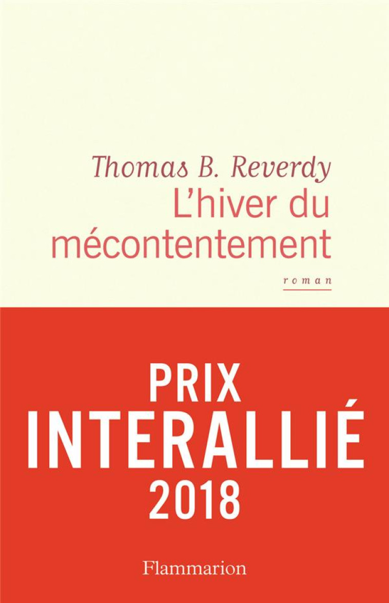 L-HIVER DU MECONTENTEMENT - REVERDY THOMAS B. - FLAMMARION