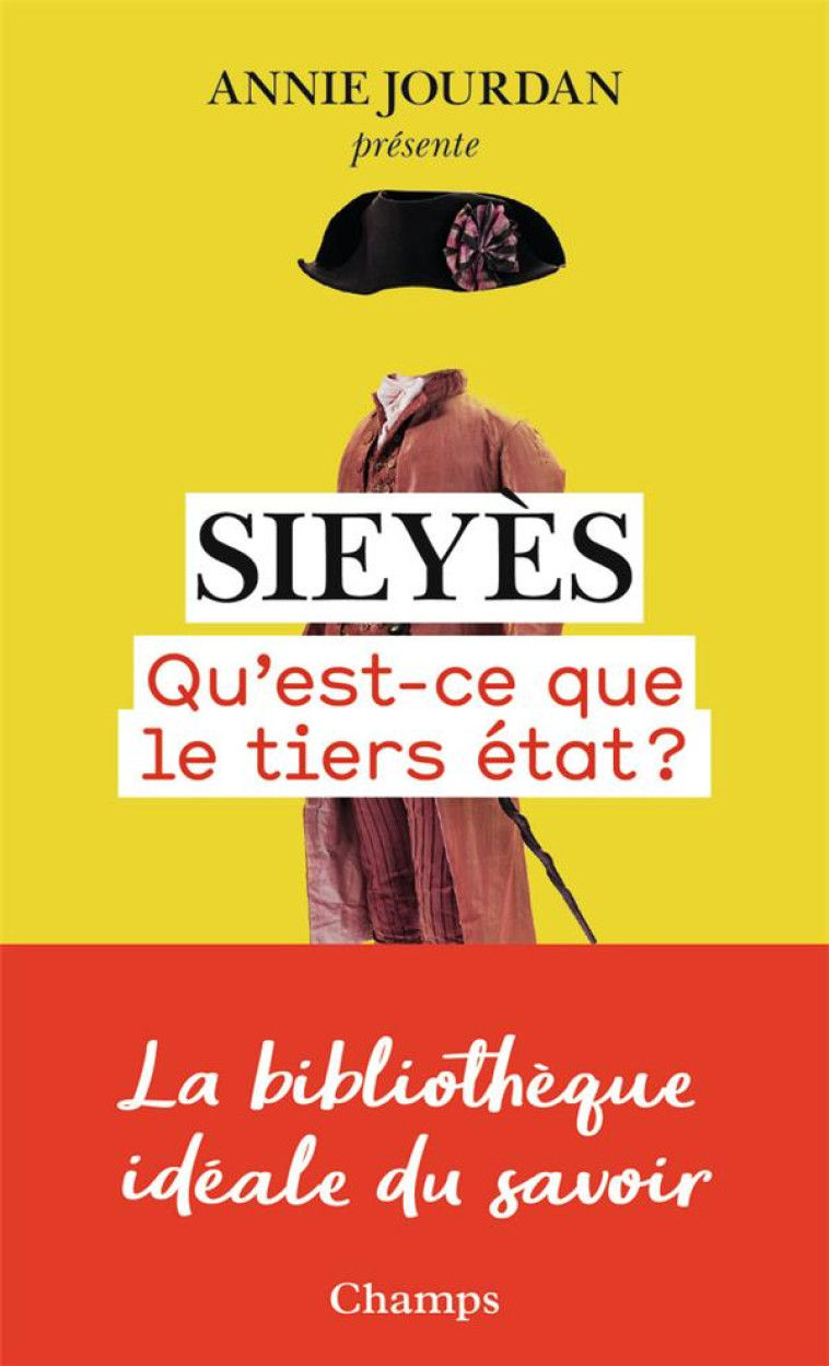 QU-EST-CE QUE LE TIERS ETAT ? - SIEYES/BREDIN - FLAMMARION