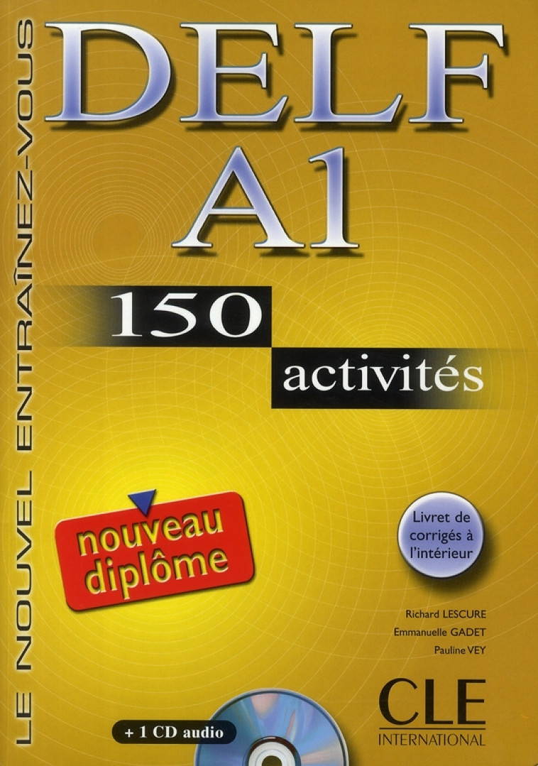 NOUVEAU DELF A1 LIVRE + CD AUDIO - LESCURE/GADET/VEY - NATHAN