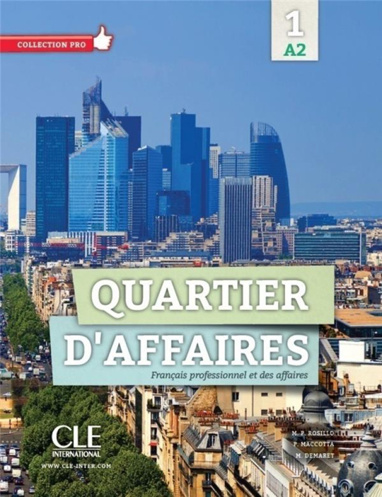 QUARTIER D-AFFAIRES 1 A2 ELEVE + DVD ROM - DEMARET/MACCOTTA - CLE international