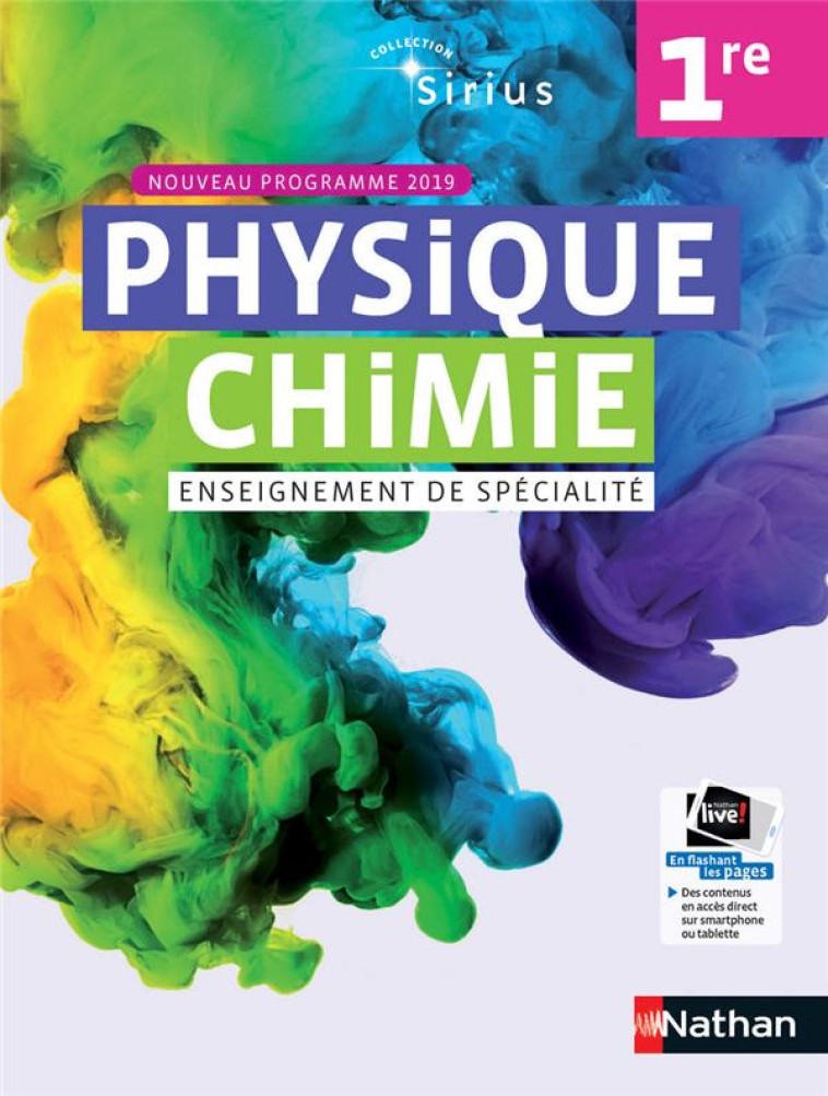 PHYSIQUE CHIMIE 1RE - MANUEL 2019 - JOHANN-DIEUDONNE/GYR - CLE INTERNAT