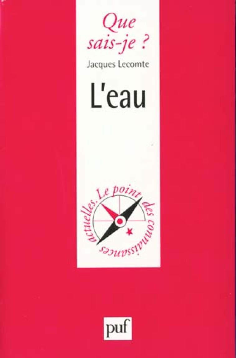 L-EAU - LECOMTE JACQUES - PUF