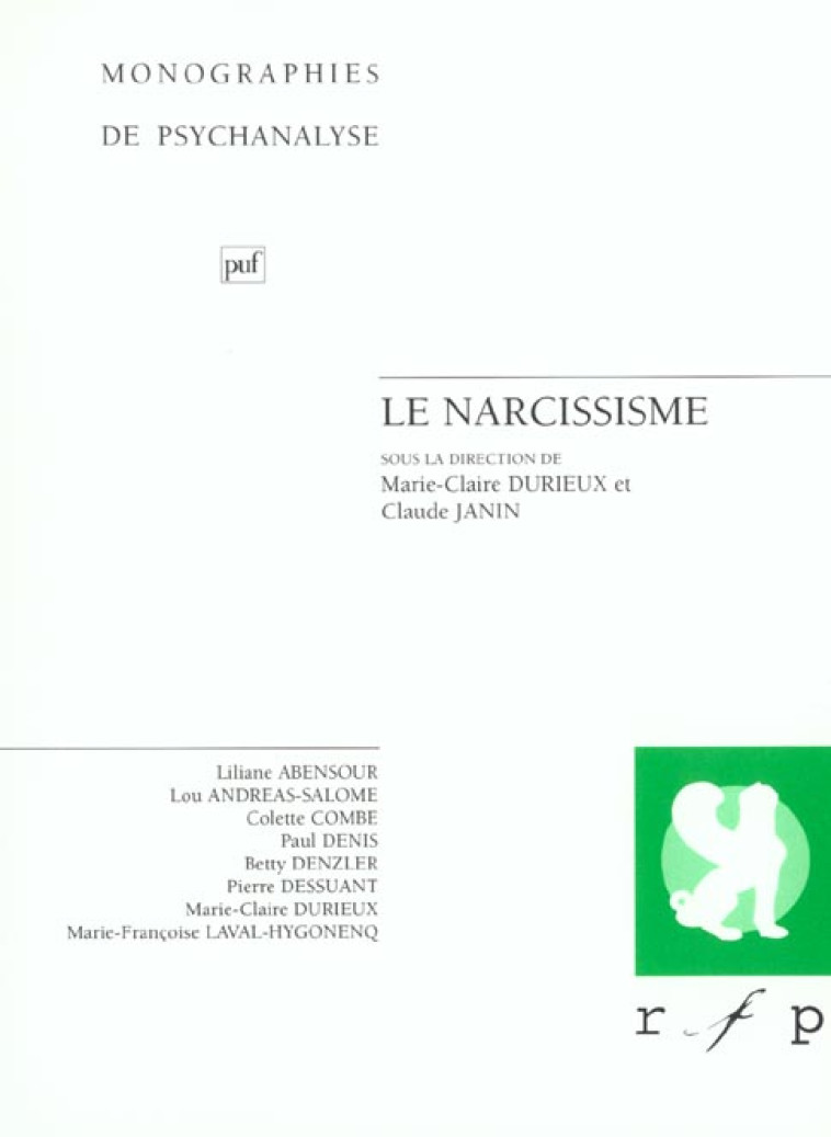 LE NARCISSIME - DURIEUX MARIE-CLAIRE - PUF