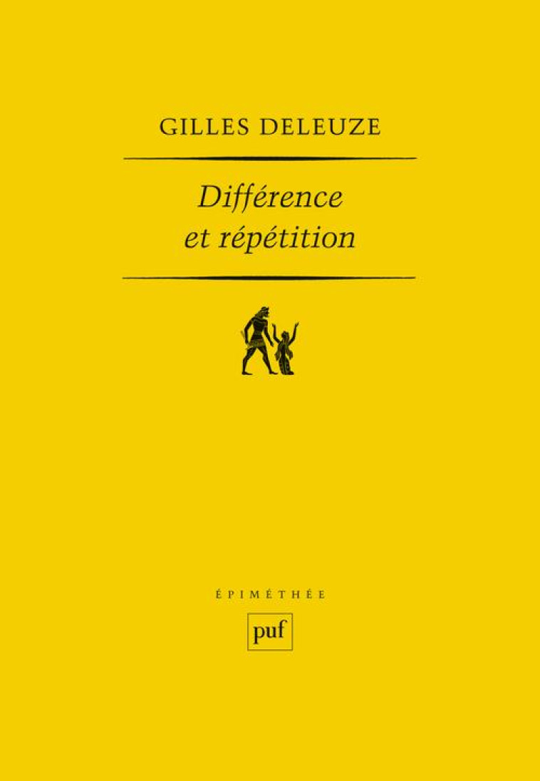 DIFFERENCE ET REPETITION - DELEUZE GILLES - PUF