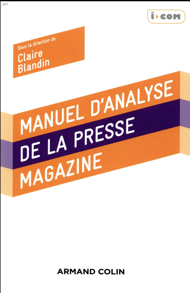 MANUEL D-ANALYSE DE LA PRESSE MAGAZINE - BLANDIN CLAIRE - NATHAN