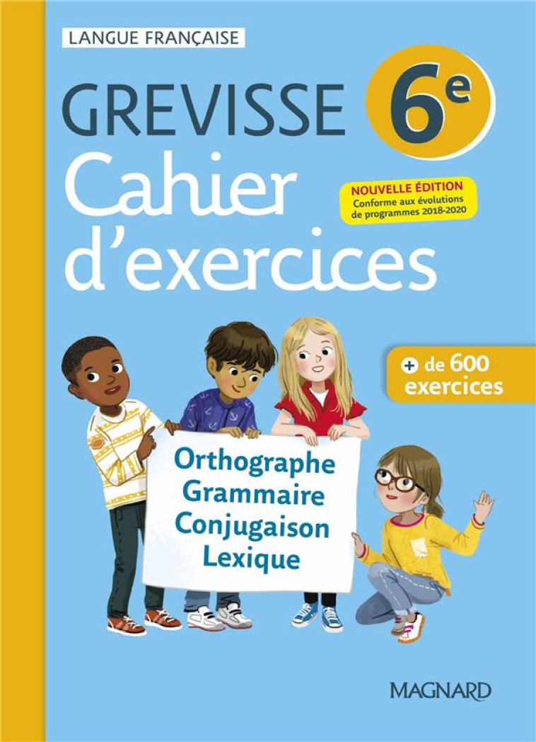 CAHIER GREVISSE 6E (2021) - CARRERE/DUFOUR - MAGNARD