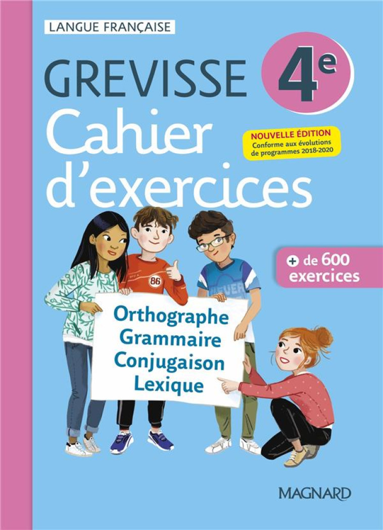 CAHIER GREVISSE 4E (2021) - CARRERE ARIANE - MAGNARD