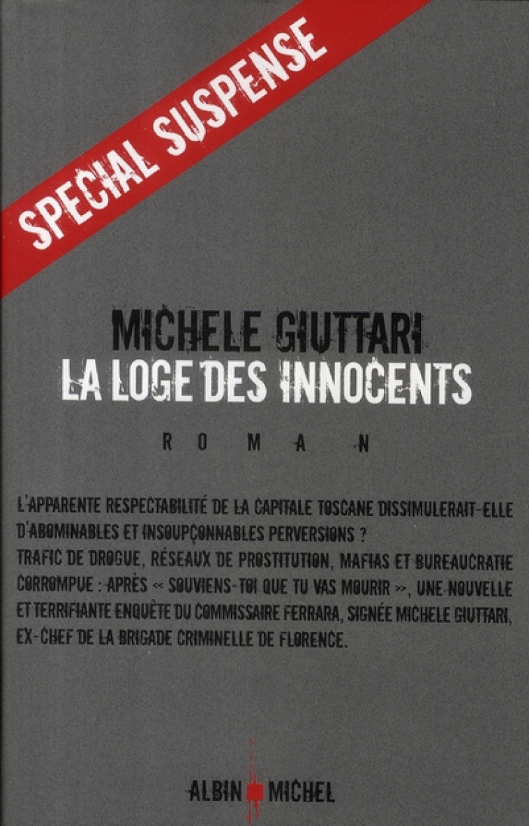 LA LOGE DES INNOCENTS - BRUN FRANCOISE - ALBIN MICHEL