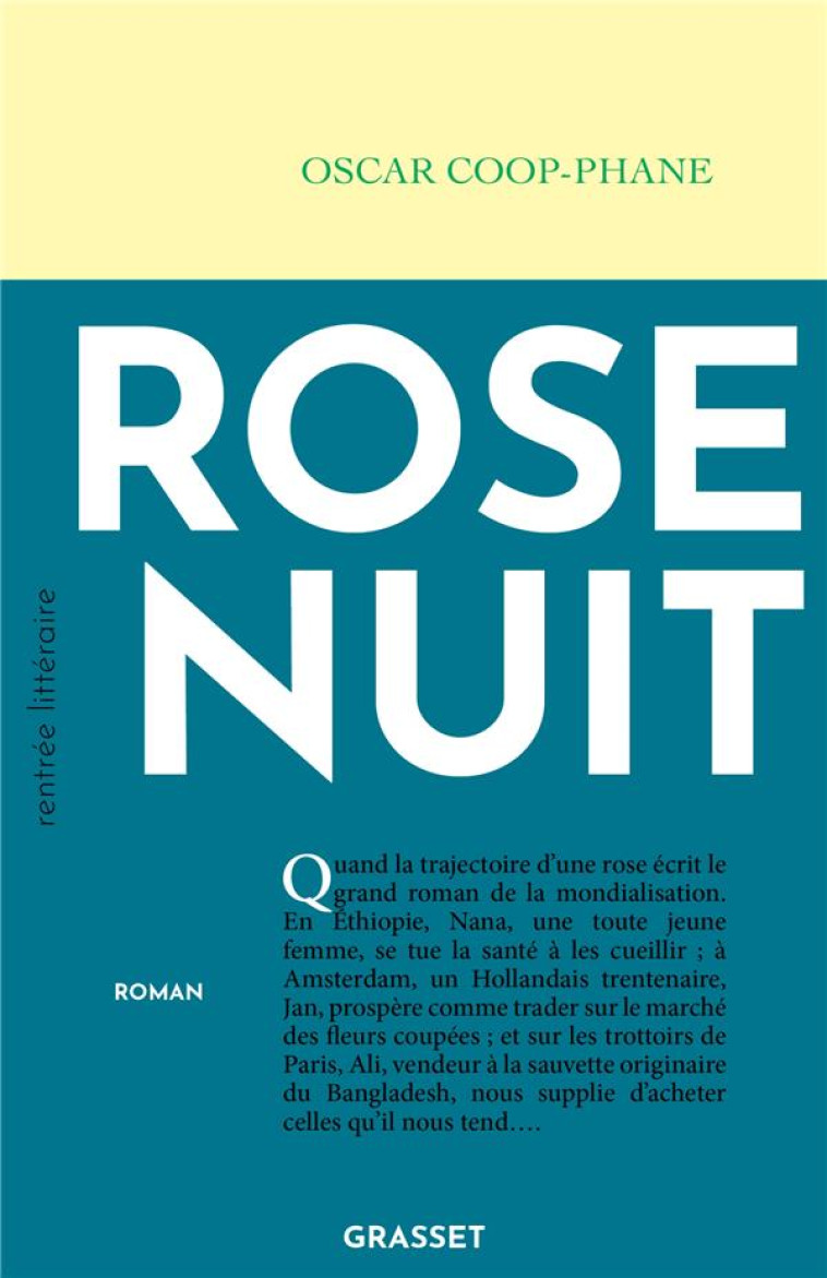 ROSE NUIT - COOP-PHANE OSCAR - GRASSET