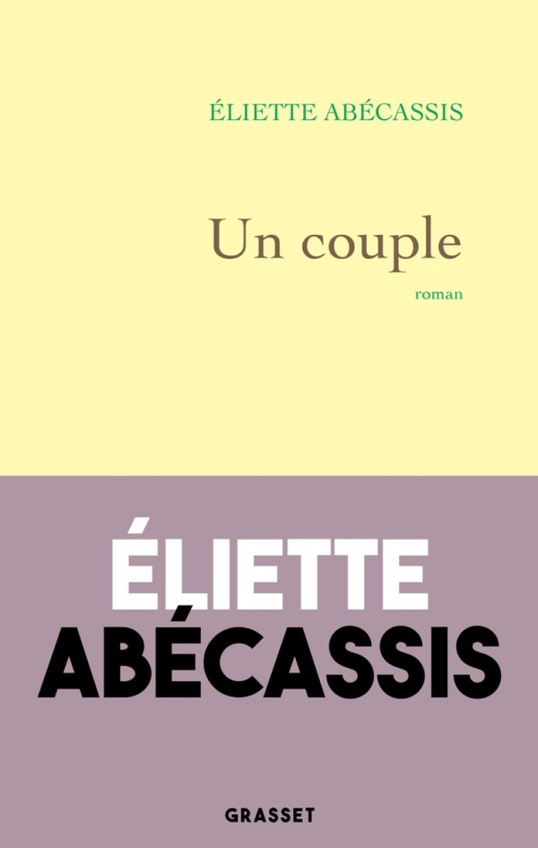 UN COUPLE - ABECASSIS ELIETTE - GRASSET