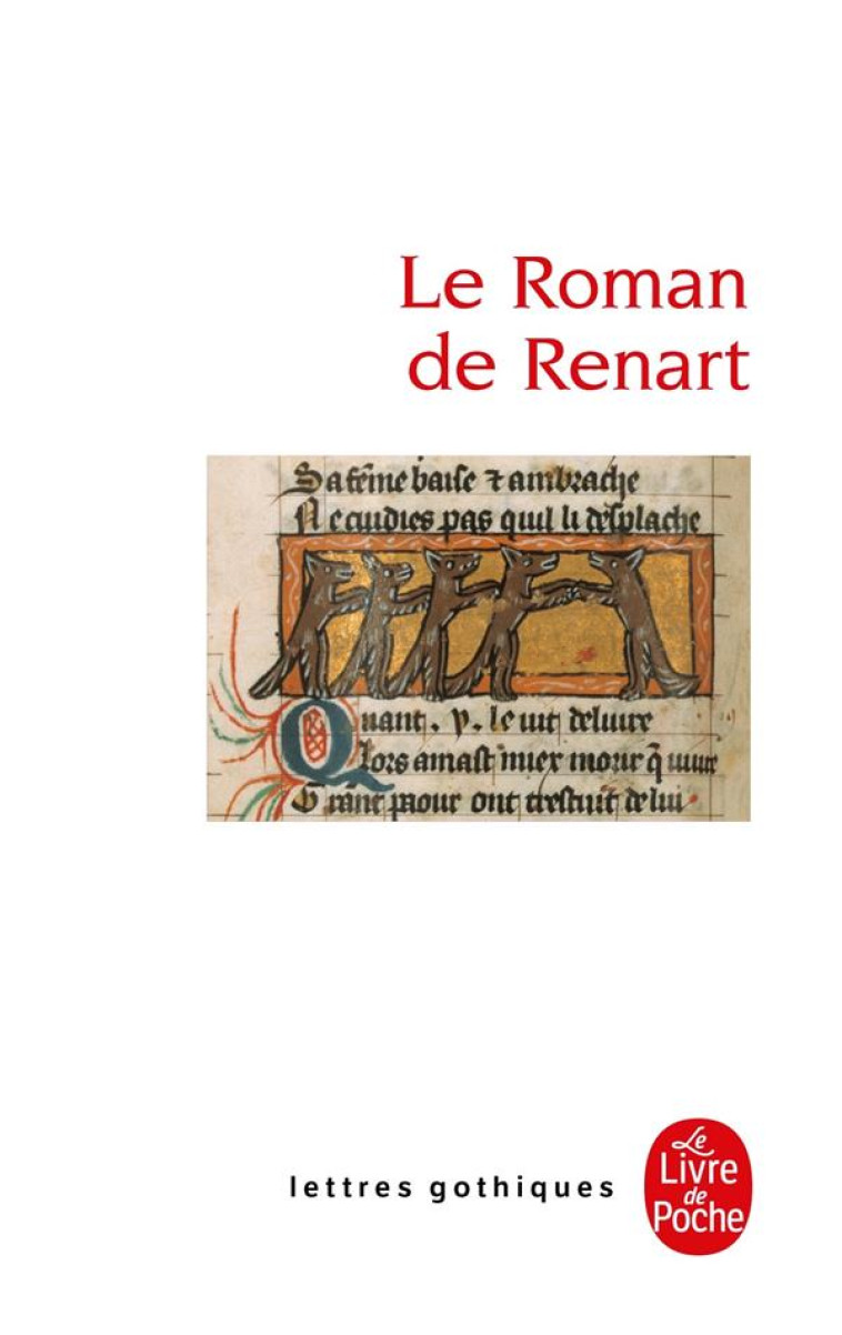 LE ROMAN DE RENART - ANONYME - LGF/Livre de Poche