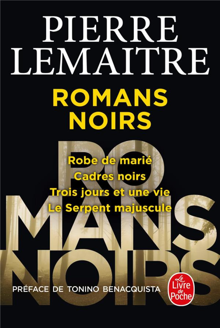 LES ROMANS NOIRS - LEMAITRE PIERRE - LGF/Livre de Poche