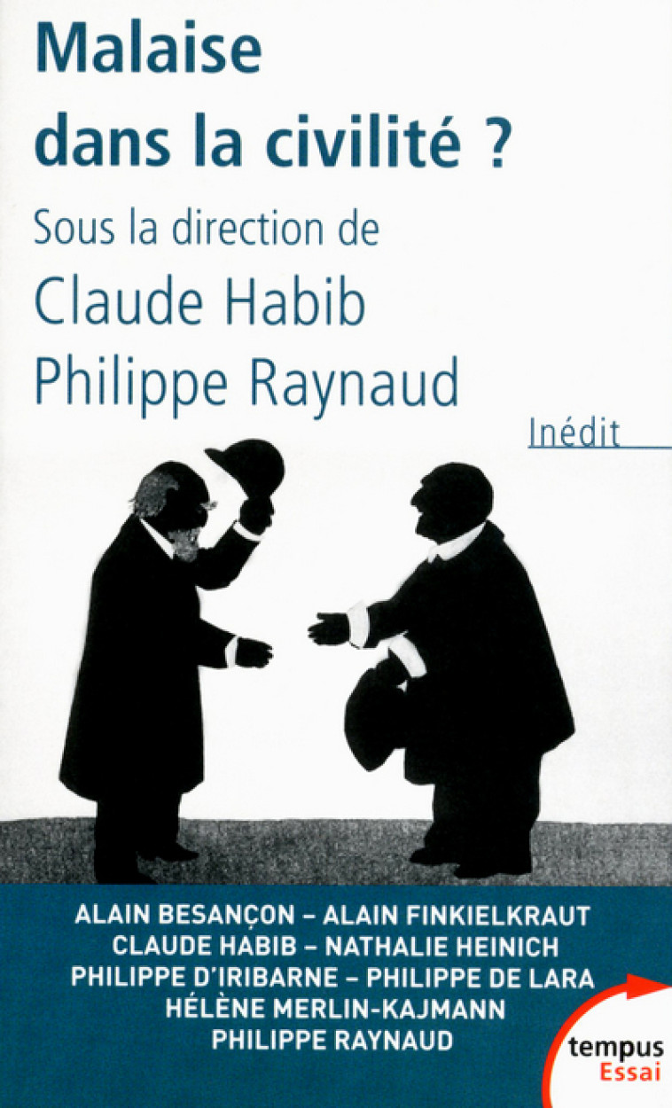 MALAISE DANS LA CIVILITE ? - Claude Habib - TEMPUS PERRIN