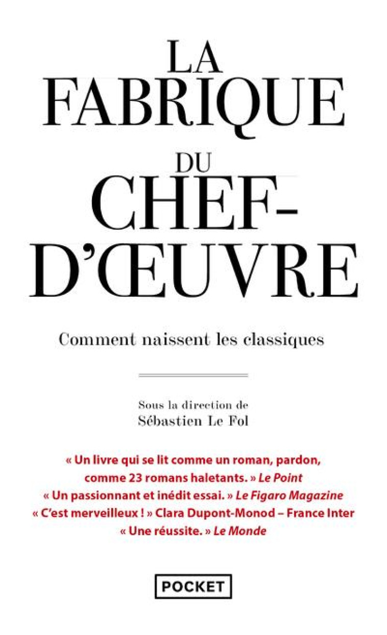 LA FABRIQUE DU CHEF D-OEUVRE - COLLECTIF - POCKET