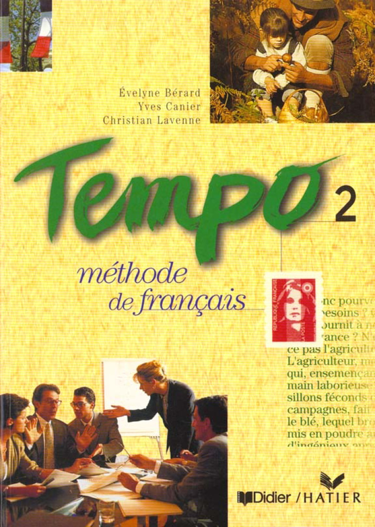 TEMPO 2 - LIVRE ELEVE - BERARD/CANIER - DIDIER