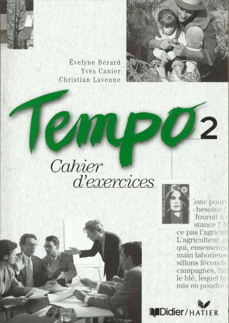 TEMPO 2 - CAHIER D-EXERCICES - BERARD/CANIER - DIDIER