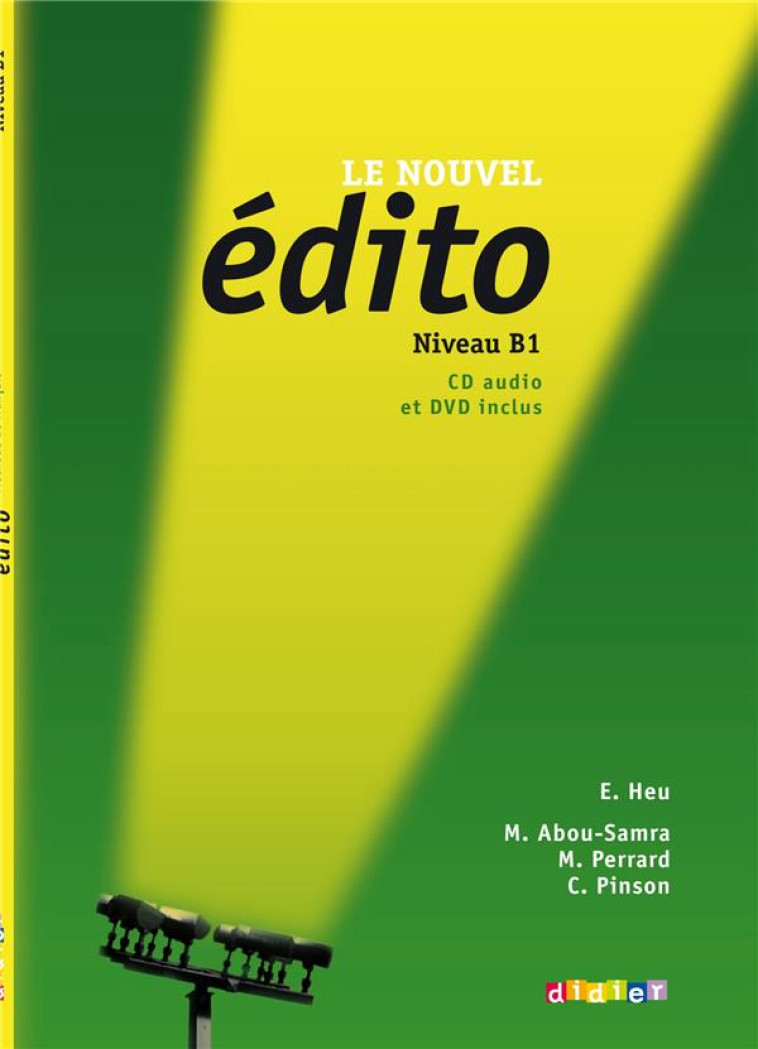 LE NOUVEL EDITO B1 - LIVRE + CD + DVD - ABOU-SAMRA/PINSON - DIDIER