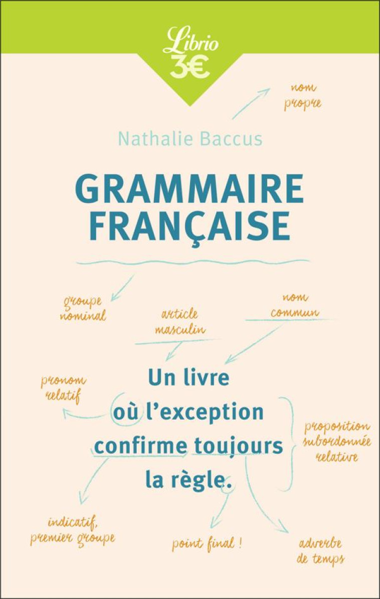 GRAMMAIRE FRANCAISE - BACCUS NATHALIE - J'AI LU