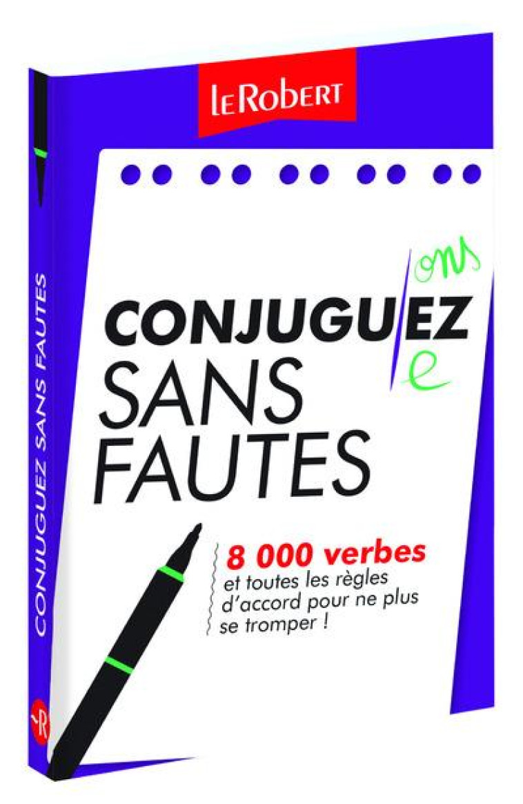 CONJUGUEZ SANS FAUTES - COLLECTIF - LE ROBERT