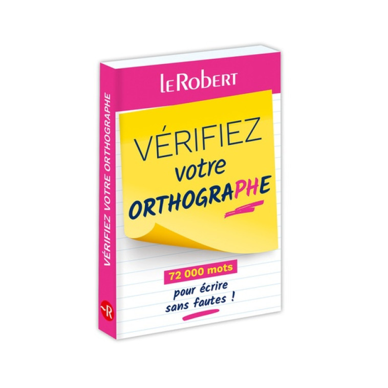 VERIFIEZ VOTRE ORTHOGRAPHE - COLLECTIF - LE ROBERT