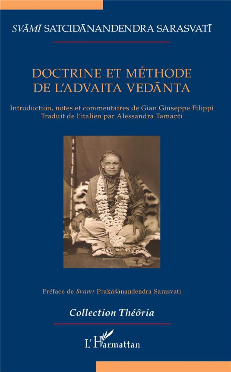 DOCTRINE ET METHODE DE L-ADVAITA VEDANTA - SARASVATI S S. - L'HARMATTAN