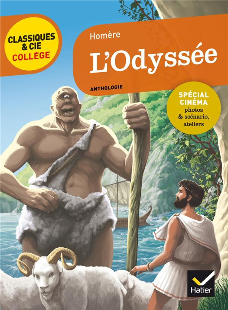 L-ODYSSEE - AVEC UN GROUPEMENT THEMATIQUE  LES MONSTRES  : DES CREATURES INIMAGINABLES - HOMERE - Hatier