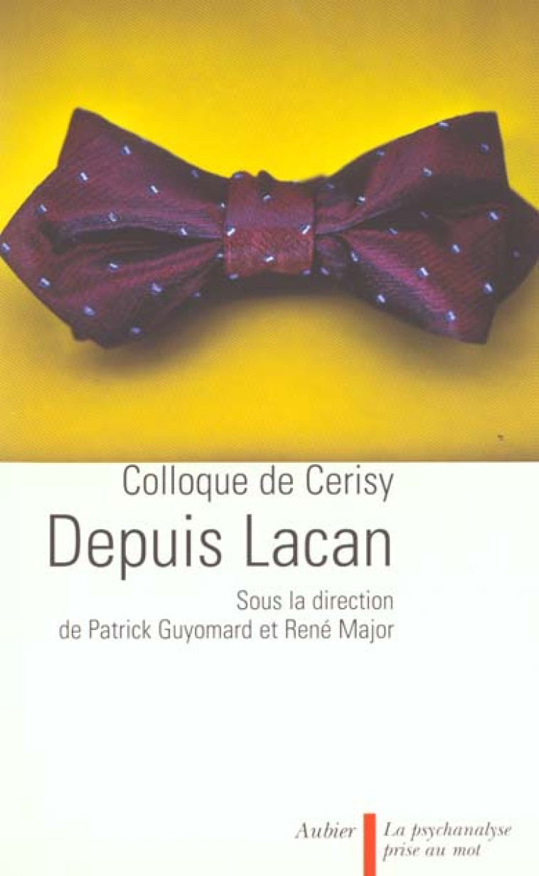 DEPUIS LACAN - GUYOMARD PATRICK - AUBIER