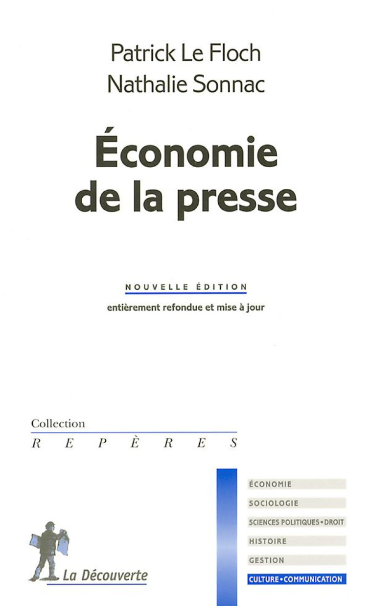 ECONOMIE DE LA PRESSE - LE FLOCH/SONNAC - LA DECOUVERTE