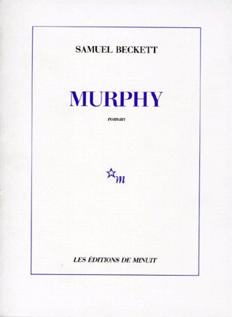 MURPHY - BECKETT SAMUEL - MINUIT