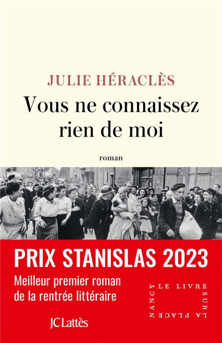 VOUS NE CONNAISSEZ RIEN DE MOI - HERACLES JULIE - CERF