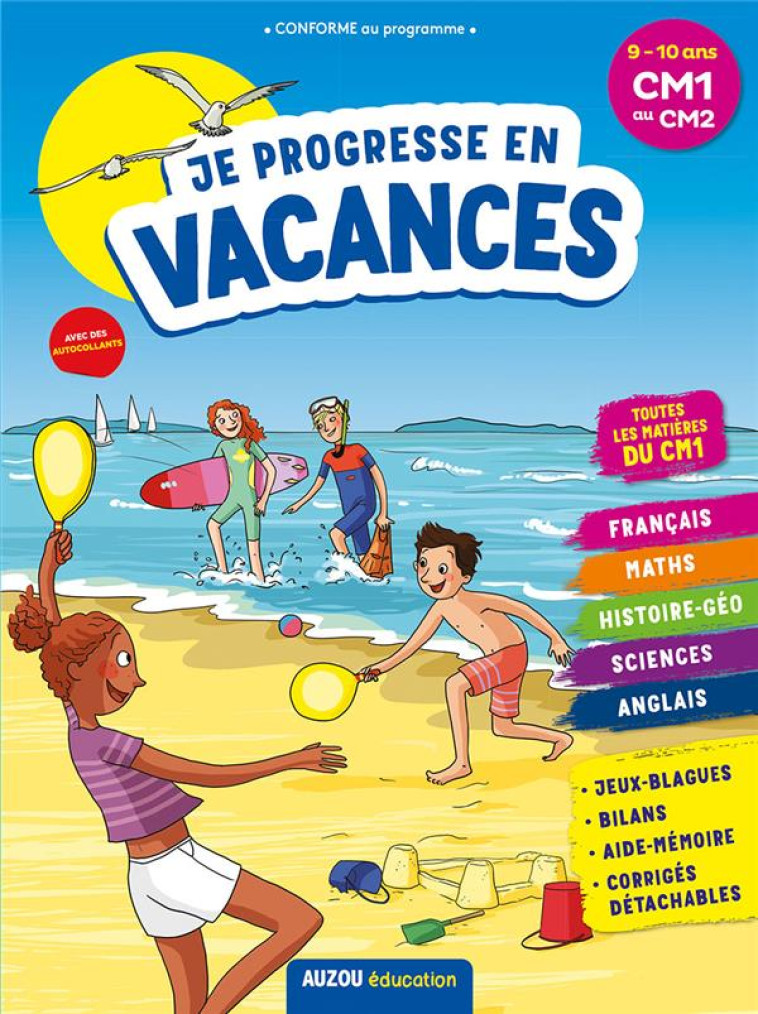 JE PROGRESSE EN VACANCES - CM1 AU CM2 - BESSIN/VALLEE - PHILIPPE AUZOU