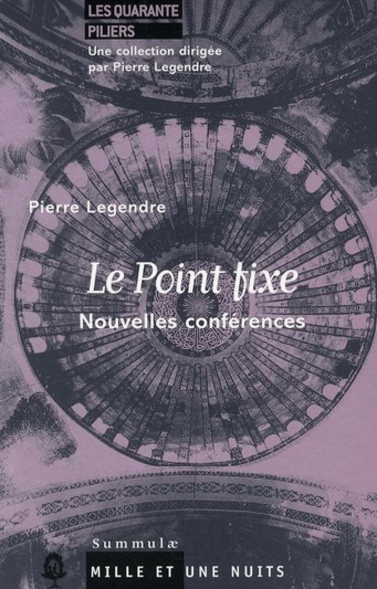 LE POINT FIXE - NOUVELLES CONFERENCES - LEGENDRE PIERRE - 1001 NUITS