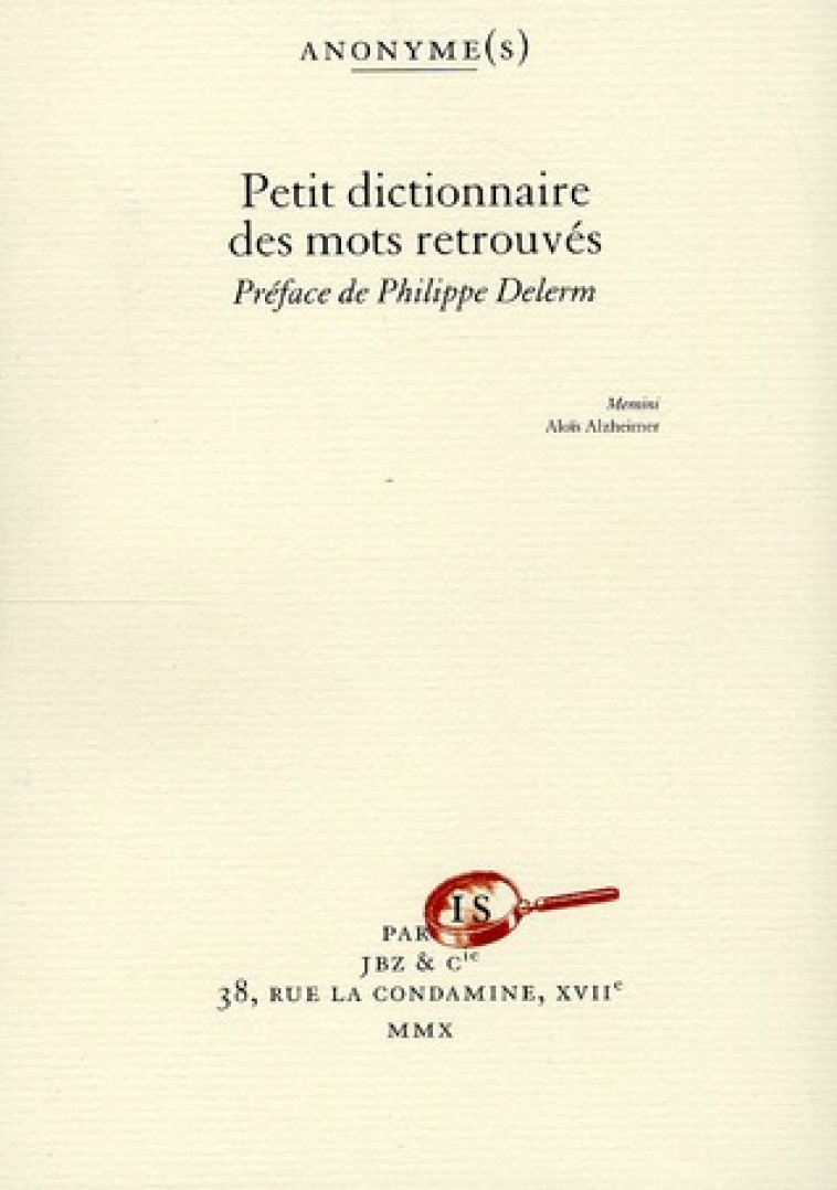 PETIT DICTIONNAIRE DES MOTS RETROUVES - COLLECTIF/DELERM - HUGO JEUNESSE