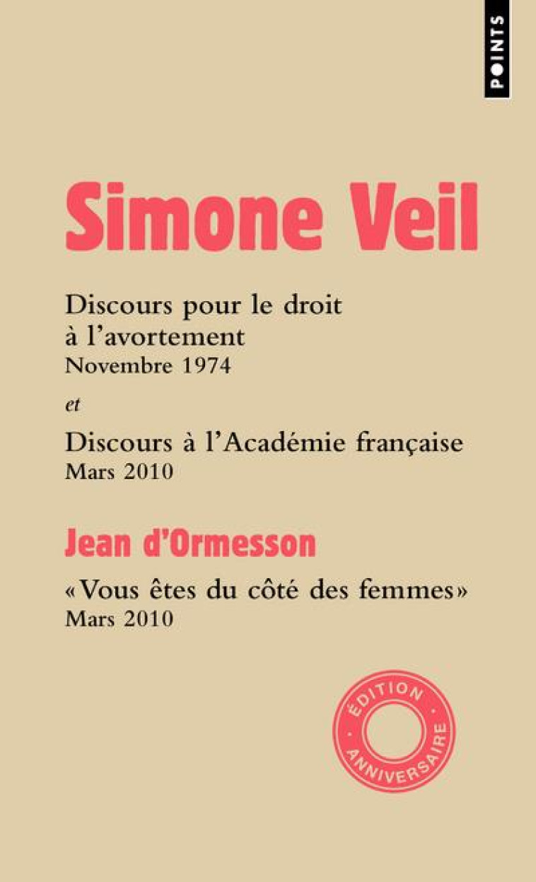 DISCOURS A L-ASSEMBLEE NATIONALE ET A L-ACADEMIE FRANCAISE - D-ORMESSON/CHIRAC - POINTS