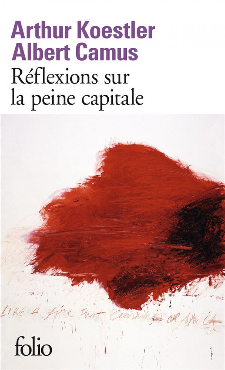 REFLEXIONS SUR LA PEINE CAPITALE - KOESTLER/CAMUS - GALLIMARD