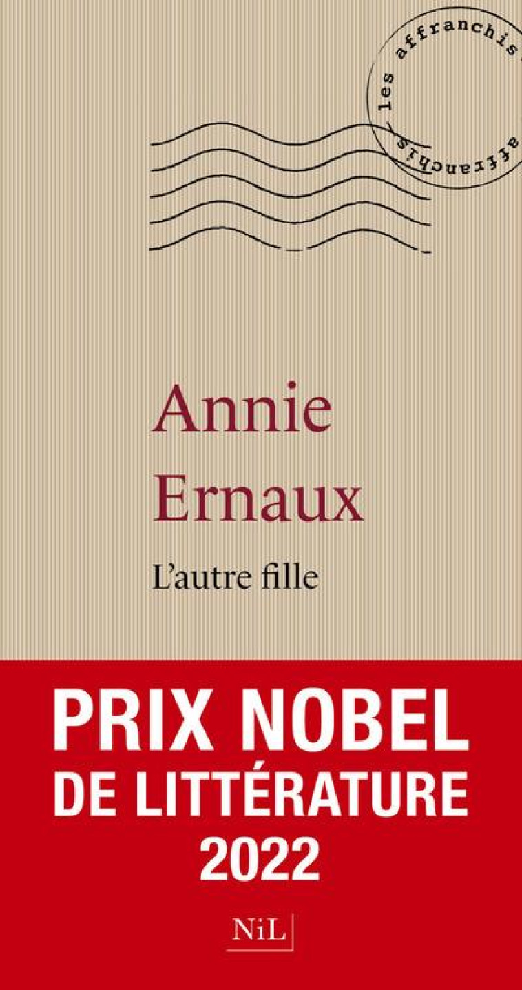 L-AUTRE FILLE - ERNAUX ANNIE - NIL